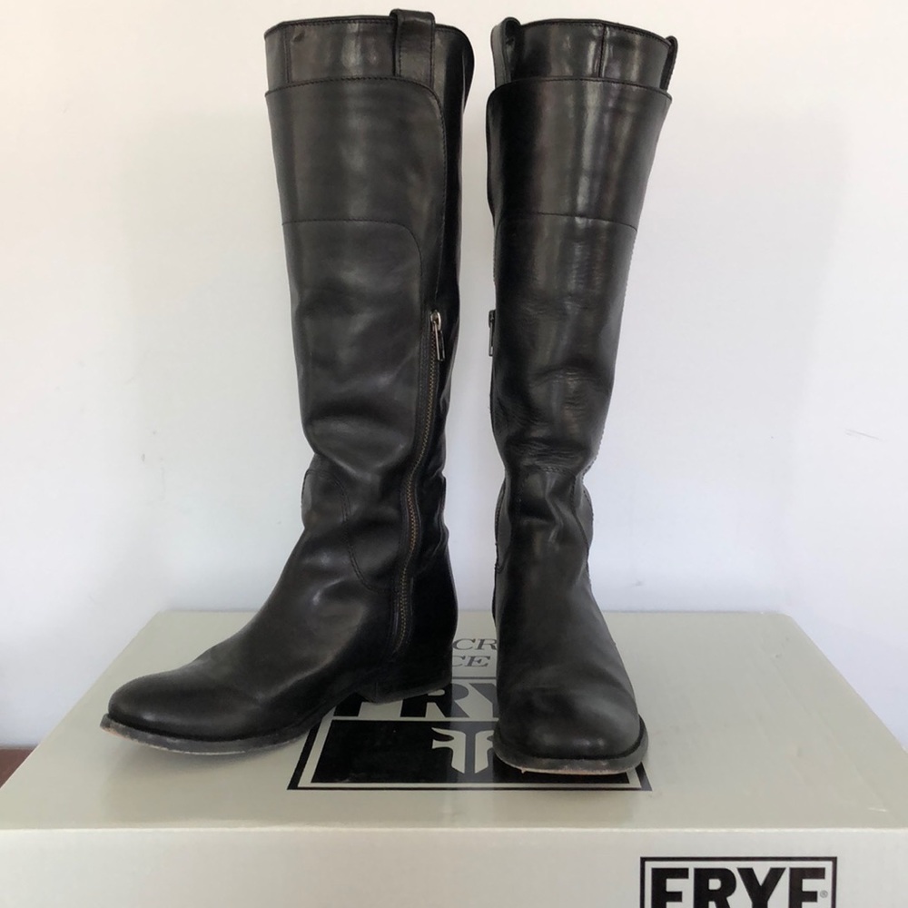 FRYE Melissa Tall Black Riding Boot Size 7
